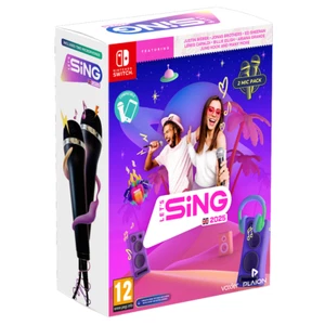 Let's Sing 2025 Karaoke 2 Mic Pack Bundle - Nintendo Switch - FREE POST - Picture 1 of 1
