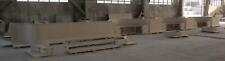 INCREDIBLE LIMESTONE INTERIOR POOL HOUSE SURROUND WITH BENCHES - KSNY12