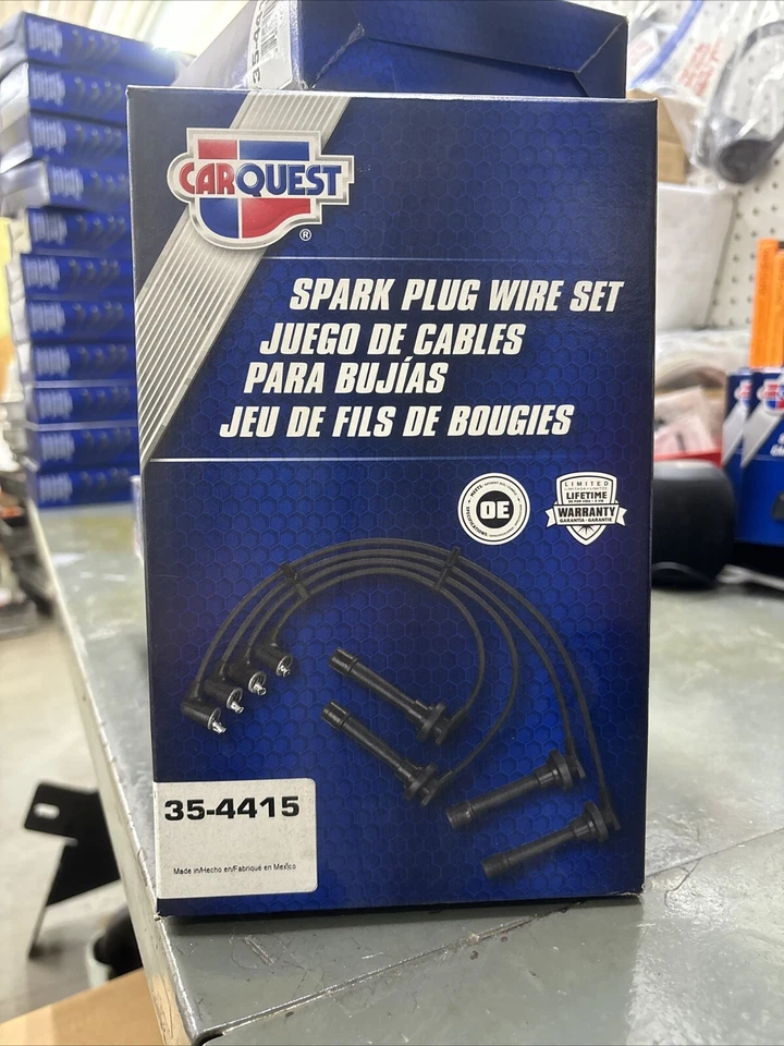 Carquest #35-4415, Juego de cables de bujía, se adapta a 02-04 Nissan Xterra/Frontier Foto 1 de 2