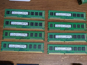 8 LOT - Samsung 4GB PC3-12800U DDR3 1600MHz Dimm Memory RAM PC Computer - Picture 1 of 2