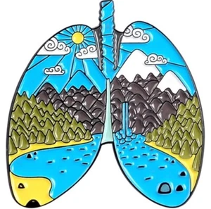 Pin esmalte multicolor Natural Lugs Summer Mountains - Imagen 1 de 2