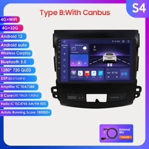 Per Mitsubishi Outlander II CWW 2005-2011 Carplay autoradio Android13 8 core QLED - Foto 1 di 23