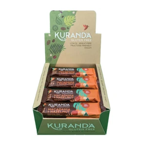 Kuranda Gluten Free Nut Bar Macadamia & Hazelnut 45g x 16 Bars - Picture 1 of 1