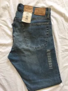 Men's NWT Polo Ralph Lauren Low Stretch Varick Slim Straight Jeans - Picture 1 of 6