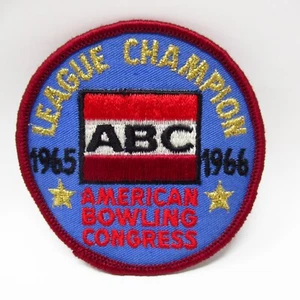Bowling - League Champion - ABC - 1965 to 1966 - Shiny Gold - Vintage - Award - Picture 1 of 7