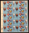 USA 1981/82 Space Balloons Sheets MNH x 3 Face $25.28 CP2943
