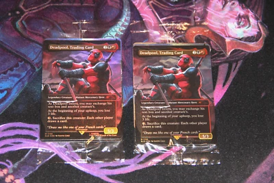 Magic the Gathering Secret Lair foil Deadpool Set MTG - Bild 1 von 2