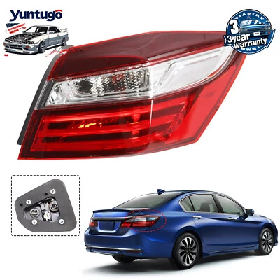 For 2016-2017 Honda Accord Sedan Outer Passenger Right Side Tail Light Assembly Foto 1 de 4