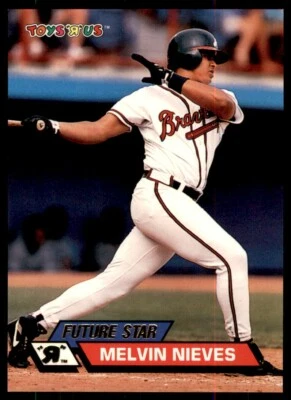 1993 Stadium Club Toys 'R' Us Melvin Nieves Atlanta Braves #20 - Image 1 of 2