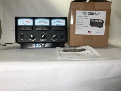 DOSY TC3001-P 3 FACE METER 1000 Watt SWR WITH LED LIT Meters CB Power FAST SHIP - Image 1 of 3