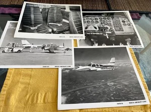 Beech Aircraft  Corp.@1968  8” x 10” -4 photos -Beechcraft Baron E55 - Picture 1 of 2