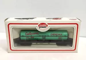 Model Power Celanese Chemicals Tanker Train HO Scale Box Green - Picture 1 of 15