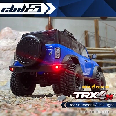Rear Bumper w/ LED Light for Traxxas TRX-4M Ford Bronco - Image 1 of 4