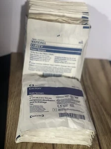 Kendall Excilon Drain Sponge 10 Cm Non Woven Sterile (3033) 56 Packs - Picture 1 of 3