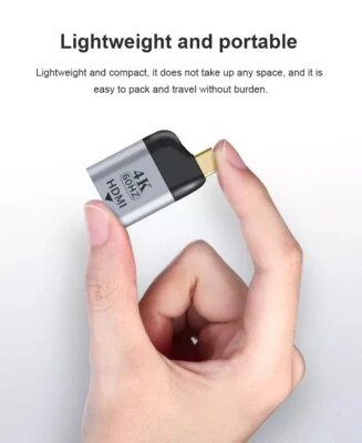 USB-C auf HDMI Adapter 4K UHD Typ C zu HDMI MacBook Huawei Dell Samsung Apple - Bild 1 von 3