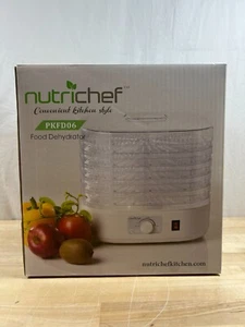 NUTRICHEF DESHIDRATADOR DE ALIMENTOS - BLANCO - 5 BANDEJAS CON VENTILADOR - PKFD06 - NUEVO - Imagen 1 de 6