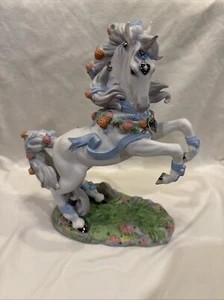 “Loves Celebration” Porcelain Unicorn Figurine Princeton Gallery 1995 Limited Ed - Picture 1 of 10