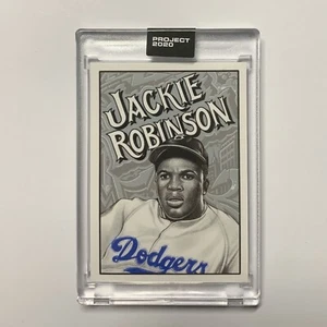 Proyecto Topps 2020 #79 Jackie Robinson Mister dibujos animados Dodgers con caja original - Imagen 1 de 2