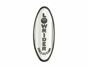 Chrome Bicycle Name Plate Head Badge LOWRIDER COLLECTION Bikes - Picture 1 of 1