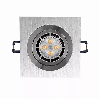 Faretto LED A Incasso 200-240V AC 5W 6711 0 Ø80 IP20 Alluminio Argento - Immagine 1 di 4