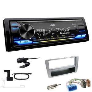 JVC KD-X472DBT Autoradio Bluetooth DAB+ für Honda Civic VII 2001-2003 silber - Bild 1 von 6