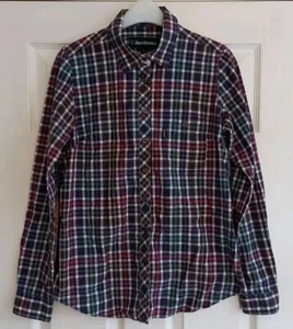 Deerhunter Lady Victoria Womens Check Shirt 8947 Long Sleeve Button-Up Size 38 - Picture 1 of 10