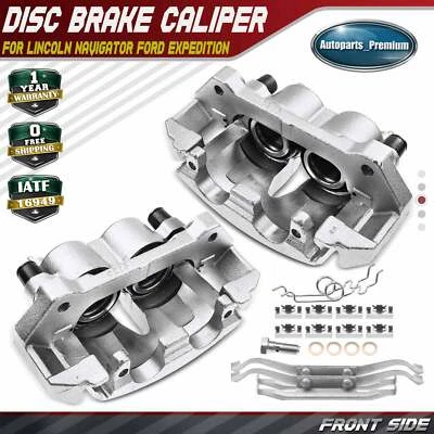 Pinza de freno de disco delantera con soporte para Lincoln Navigator Ford Expedition Foto 1 de 4