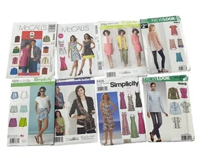 Sewing Pattern Lot of 8 Misses Sizes 6-14 UNCUT FF - Picture 1 of 3
