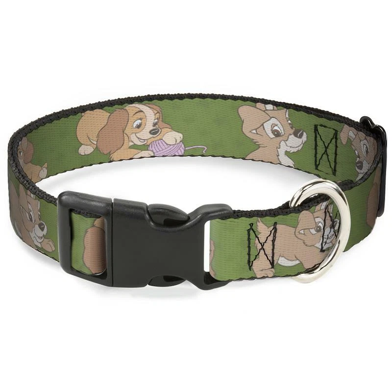 ¡NUEVO! COLLAR PARA PERRO LADY & THE VAMP 6 POSES COMO CACHORROS CON LICENCIA DE DISNEY ELIGE EL TAMAÑO Foto 1 de 1