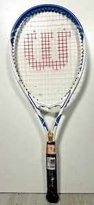 Raqueta de tenis Wilson Essence 4 3/8 L3 blanca azul - Imagen 1 de 8