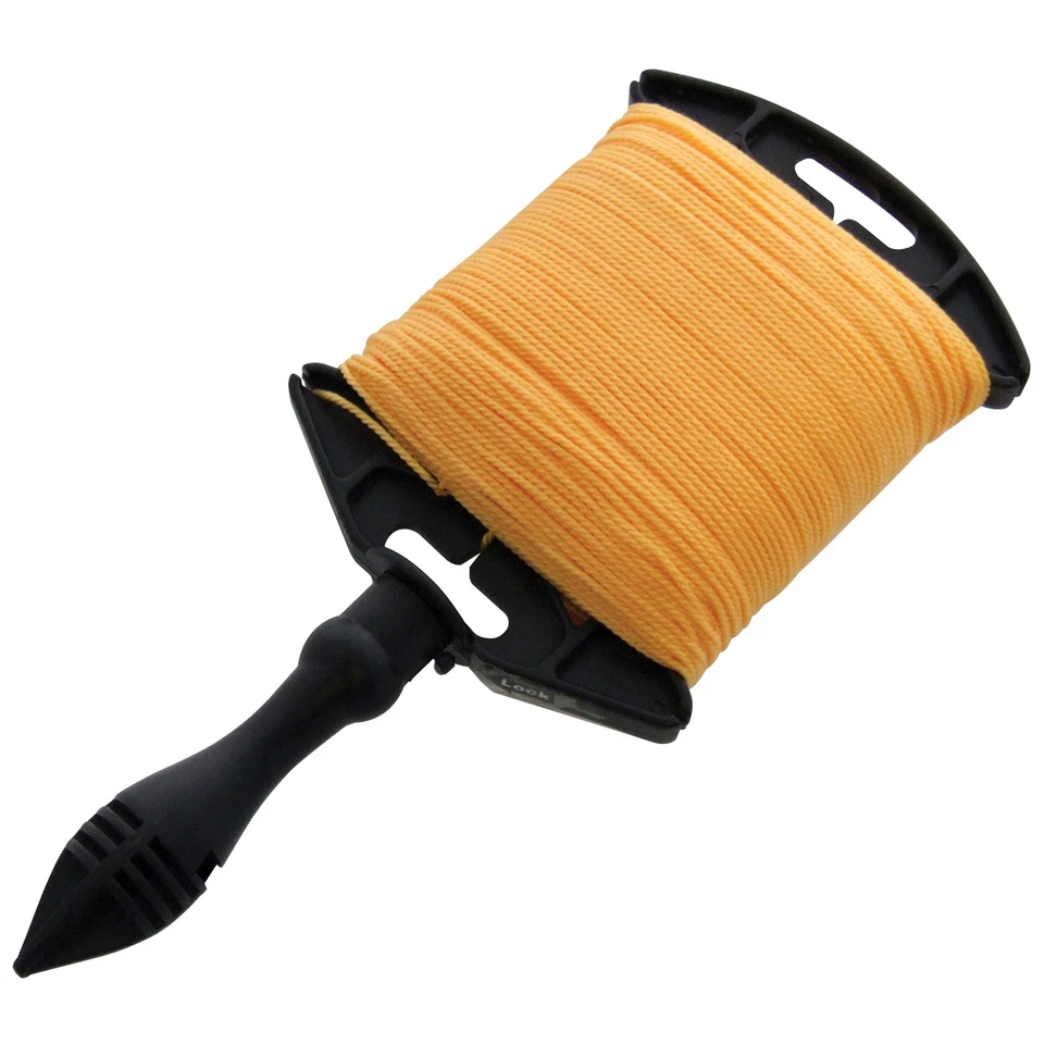 150m BUILDERS STRING LINE Brick Line Rope Measure Reel Spool Cord Level G4020 x1 - Image 1 of 1