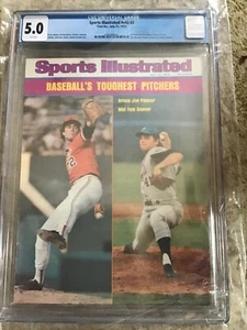 Sports Illustrated 1975 Jim Palmer and Tom Seaver NS issue CGC 5.0 - Picture 1 of 1