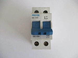 PROTEK 100 AMP ISS-100/2 DOPPIO POLO INTERRUTTORE PRINCIPALE SEZIONATORE - Foto 1 di 1
