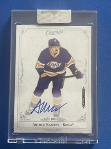 2020-21 Upper Deck Clear Cut Champs CAK Arthur Kaliyev Los Angeles Kings  - Picture 1 of 2