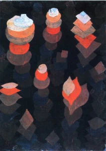 Paul Klee Growth of the Night Plants 1922 17"x 22" Archival Art Print - Picture 1 of 1