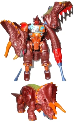 Transformers Dinobots 2000 TRICERATON complete triceratops dinosaur beast wars - Image 1 of 4