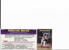 NOLAN RYAN  BALL STREET JOURNAL 1991 PREMIER EDITION PROMO PANEL
