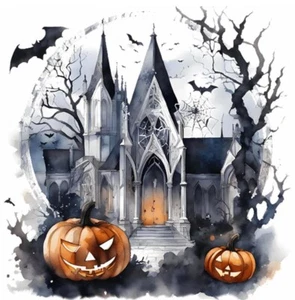 HALLOWEEN (1) CROSS STITCH PATTERN - Picture 1 of 2