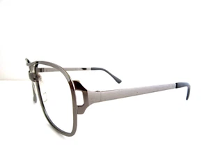 COTTET Men's Gunmetal Eyeglass Frames Vintage Made in France NOS - Picture 1 of 5