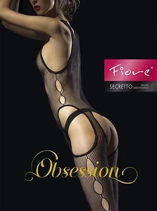 Fiore SECRETO Sensuous Fishnet Bodystocking Bodysuite Lingerie Sexy Hot Party In - Picture 1 of 4