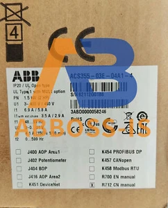 NEU ABB Interter Drive ACS355-03E-04A1-4 380V 1,5KW komplett ersetzen ACS350 - Bild 1 von 1
