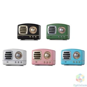 Tragbarer Bluetooth Lautsprecher Retro Radio Soundbox Musikbox AUX-IN USB SD TF - Bild 1 von 6