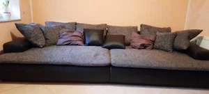 schlafcouch gebraucht Teilleder - Bild 1 von 2