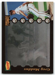 1996 Pinnacle Denny's Holograms #1 Greg Maddux Atlanta Braves 2AA