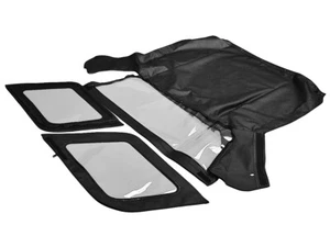 Fits: Isuzu Amigo Rodeo 1998-2002 Haartz Vinyl Black Soft Top & 3 CLEAR Windows - Bild 1 von 6