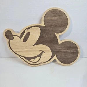 Disney Mickey Mouse Wooden Cutting Board New Cheese Charcuterie Board 14"×11" - Picture 1 of 6