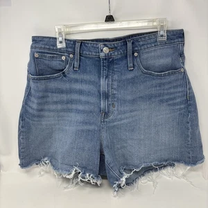Madewell Curvy Perfect Vintage High Rise Denim Shorts Gr. 31 Cut Off Raw Hem - Bild 1 von 12
