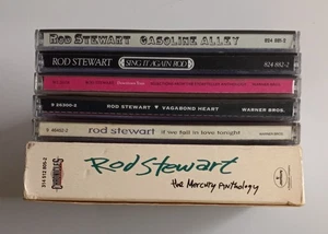 Rod Stewart CD Lot: Gasoline Alley-Sing It Again Rod-Downtown Train-Mercury Anth - Foto 1 di 7