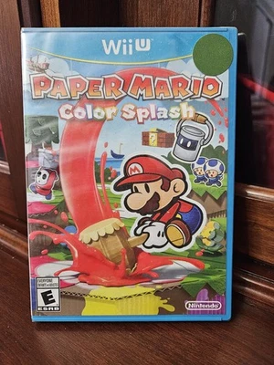 Paper Mario Color Splash  (Nintendo Wii U, 2016) FACTORY SEALED  - Image 1 of 4