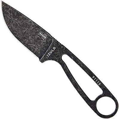 ESEE Izula Black Oxide Fixed Blade Neck Knife | 1095 Carbon Steel - Image 1 of 3